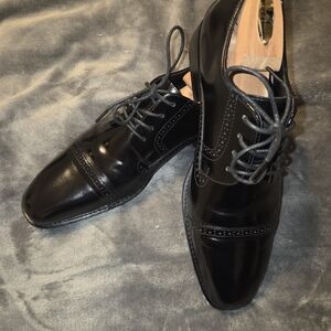 Stacy Adams Glossy Black Oxfords